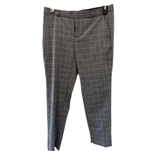 Banana Republic Avery Plaid‎ Ankle Pants Career Business Casual Size 8 - Picture 1 of 4